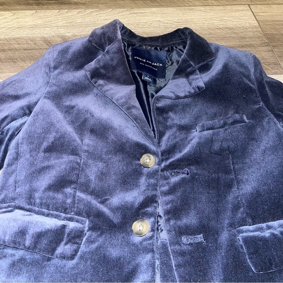 Janie & Jack, The Velvet Party Blazer, Size 3 Years - Picture 6 of 8